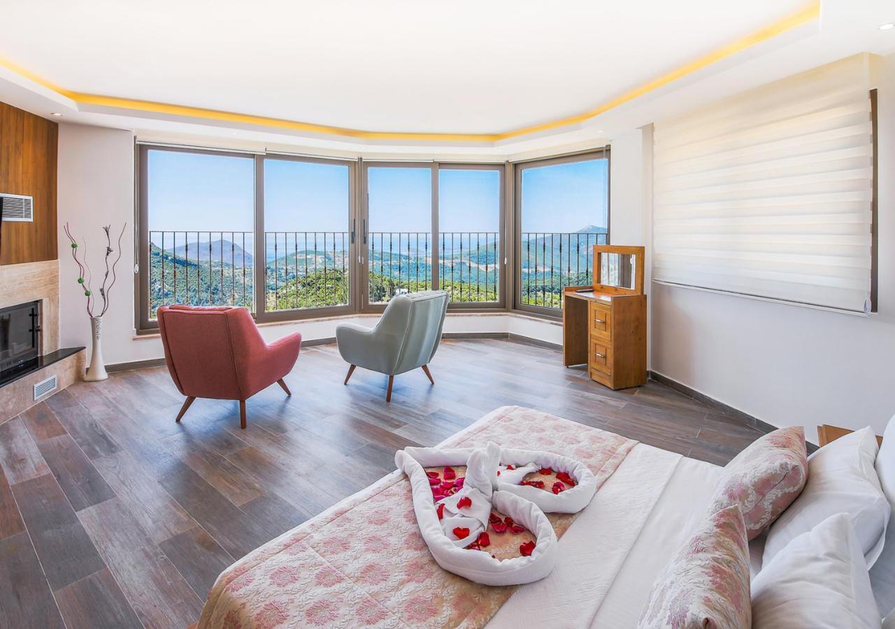 Villa 5 Sleeps 6 Isolated Pool See And Montain View-Villa Kartal Yuvasi Uzumlu  외부 사진